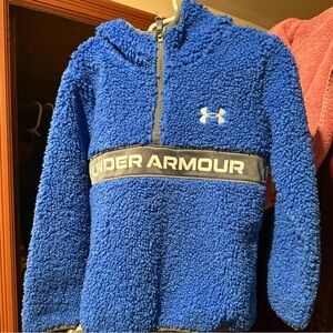 Under Armour Kids Royal Blue Sherpa Hoodie